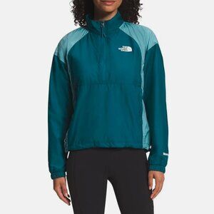 The North Face Women's Hydrenaline Pullover Rain Jacket in Blue Reef Waters
